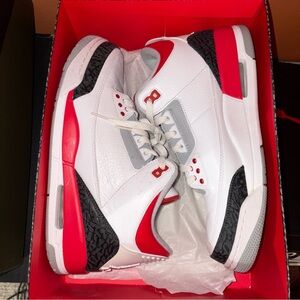 Nike Air Jordan 3 Fire Red 2013 size 10 Great condition OG All